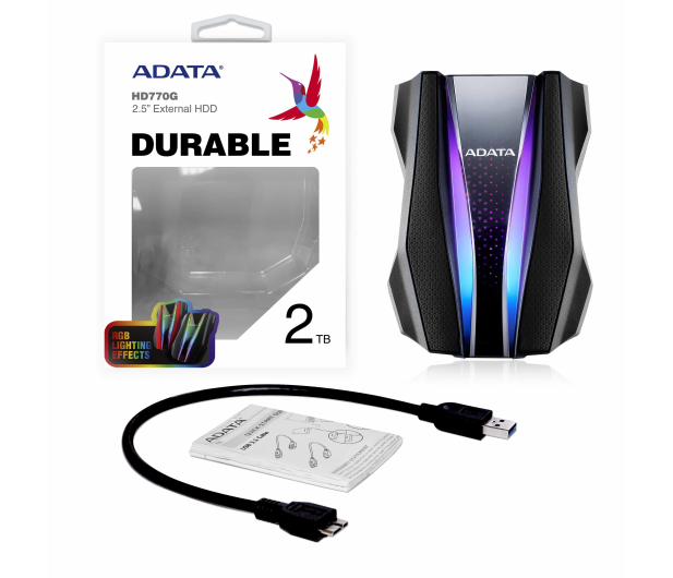 ADATA HD770G 2TB USB 3.2 Gen. 1 Czarny - 509907 - zdjęcie 7